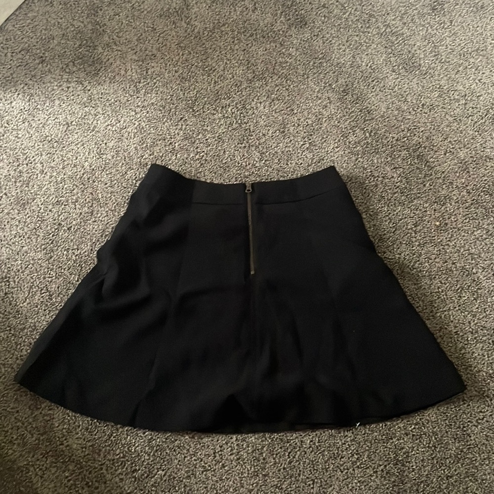 Women black work skirt